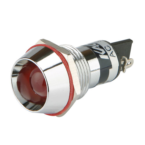 Φ16mm金属壳LED指示灯 Φ16mm金属壳LED指示灯